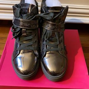 Wedge Metallic Ankel Boot